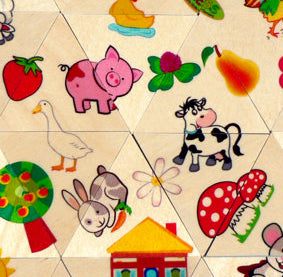 Puzzle mozaika Farma 24 dielikov 2