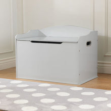 Drevený box na hračky - šedý