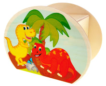 Drevená pokladnička dinosaurus 2