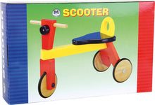 Drevená odrážacia trojkolka