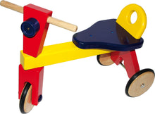 Drevená odrážacia trojkolka