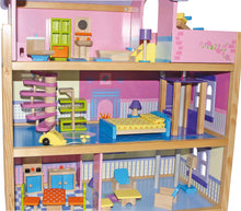 Poschodový domček pre bábiky s podkrovím