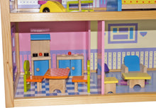 Poschodový domček pre bábiky s podkrovím