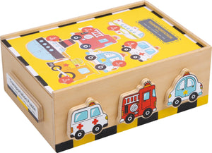 Puzzle box "Dopravné prostriedky"
