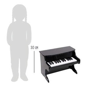 Drevený klavír Premium čierny 5