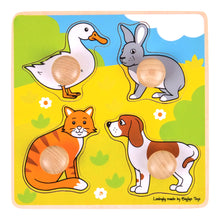 Vkladacie puzzle domáce zvieratká 3