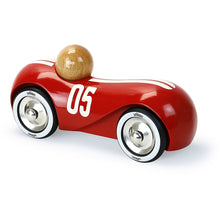 Drevené auto Streamline vintage červené