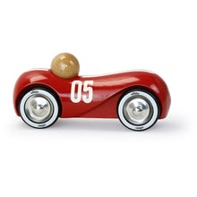 Drevené auto Streamline vintage červené 2