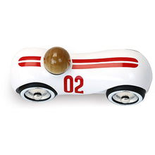 Drevené auto Streamline vintage biele 5