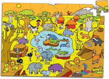 Drevené puzzle Savana 2