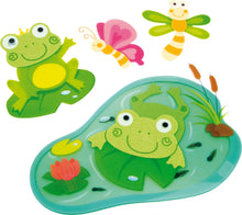 Textilné nálepky na stenu "žabka"