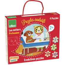 Drevené puzzle Povolanie 4v1 2