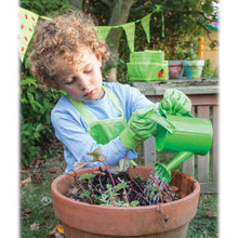 Záhradné rukavice zelené 2