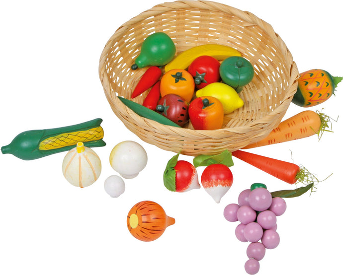Košík so zeleninou a ovocím