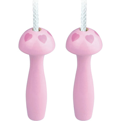 Ružové švihadlo s ružovými srdiečkami
