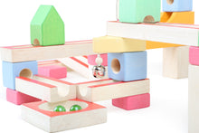 Pastelová guličková dráha