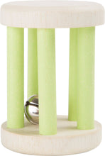 Drevená hrkálka so zvončekom