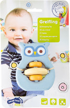 Drevená hrkálka sova