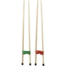 Drevené chodúle červené 130cm 3