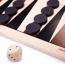 Drevený backgammon 2