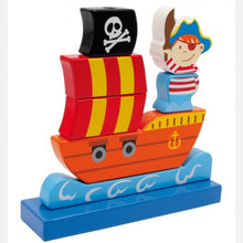 Vkladačka z dreva „piráti“