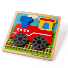 Vkladacie puzzle Vláčik