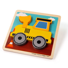 Vkladacie puzzle Bager