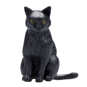 Mačka čierna sediaca Animal Planet