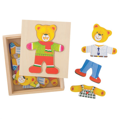 Oblékacie puzzle Pán medveď