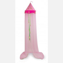 Ružový baldachýn pre dievčatká