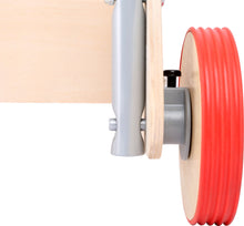 pogumované koliesko z dreva