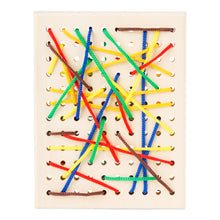 Drevená doska na navliekanie