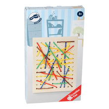 Drevená doska na navliekanie 2