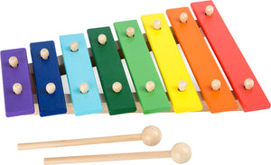 Farebný drevený  xylofón