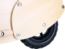 Dreveny odrážací bicykel "skúter"