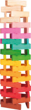 Stavebnica farebné drevená hranoly