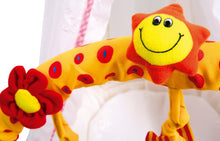 Flexibilná hrazdička so zvieratkami na kočík