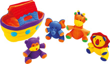 Plyšová loďka so zvieratkami