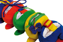 Pestrofarebná plyšová stonožka