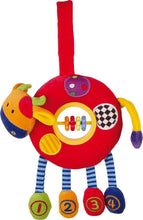 Pestrofarebná kravička na zavesenie