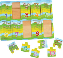 Učíme sa čísla puzzle