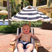 Lehátko so slnečníkom pre najmenšie deti