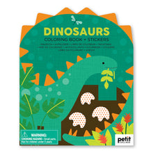 Omaľovánka so samolepkami dinosaury
