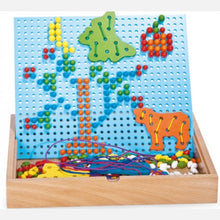 Mozaika hríbiky s prevliekačkou