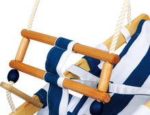 Modrobiela hojdačka pre najmenších