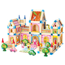 Drevená stavebnica veľký zámok