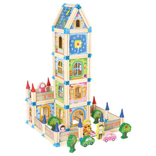 Drevená stavebnica veľký zámok 6