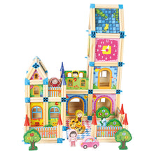 Drevená stavebnica veľký zámok 5