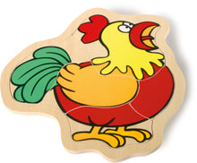 Veľké puzzle sliepočka