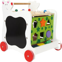 Drevené chodítko macko